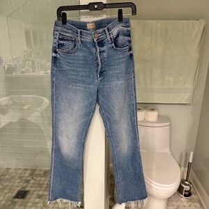 Mother size 28 The Tripper Ankle Fray Jeans